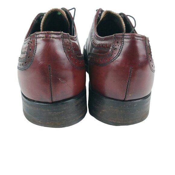 Florsheim Royal Imperial Burgundy Red Wingtip Brogue Dress Shoes Est. Size 8.5 D main image 11
